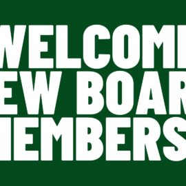 Welcome New Board Members!